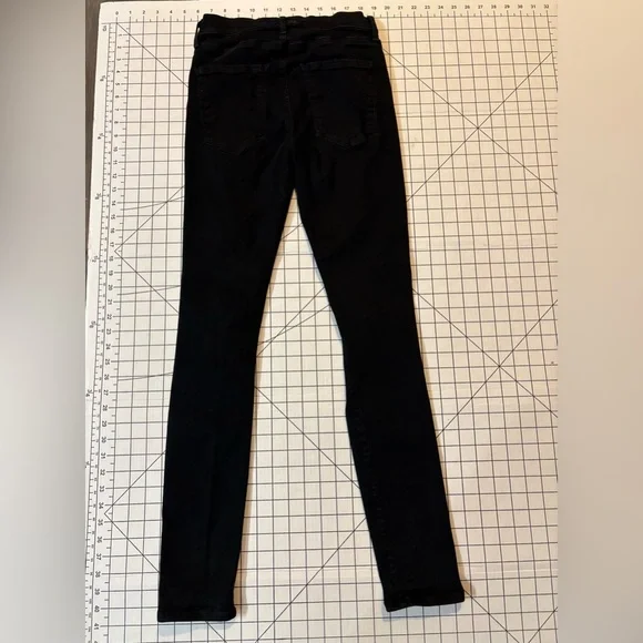 Agolde Women’s Size29 Black Distressed High Rise Skinny Jeans - Picture 6 of 10
